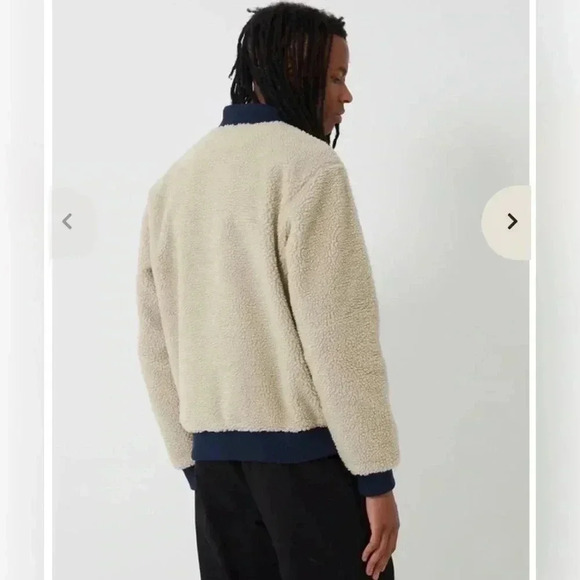 PATAGONIA WOOLYESTER FLEECE JACKET 
OATMEAL HEATHER SIZE M - Picture 7 of 8